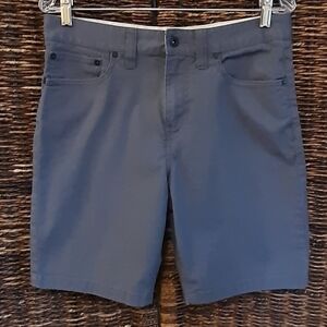 Prana Men's Flat Front Shorts - Dark Blue